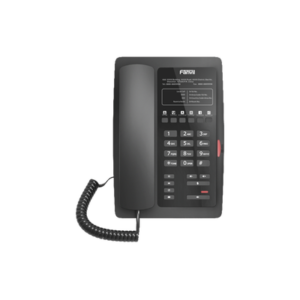 Teléfono IP para Hotelería, profesional con 6 teclas programables para servicio rápido (Hotline), plantilla personalizable con PoE 3 H3F FRENTE p