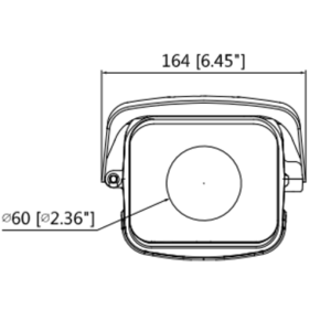 DAHUA PFH610V-H-POE- Housing para Exterior Antivandalico/ Compatible con Camaras Profesionales/ 14 pulgadas/IP67/ IK10/ PoE+/ Requiere soporte: PFA162/ #Proyectos 4 Housing Exterior Antivandalico CC3A1maras Profesionales 14 pulgadas IP67 IK10 PoE Dimension3