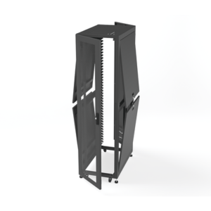 Gabinete Profesional para Telecomunicaciones de 45UR, 600 mm de Ancho x 1000 mm de Profundidad. 4 LP6010045UR2 AD 2 p