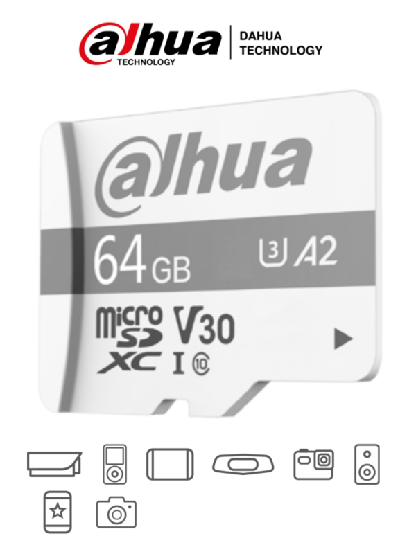 Memoria micro SD de 64 gb Dahua DHI TF P100 64 GB