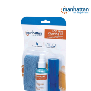 MANHATTAN 421010 - Kit de Limpieza para Pantallas LCD/ Libre de Alcohol/ Incluye Solución de Limpieza/ Brocha y Paño de Microfibra/ 3 Mini Equipo De Limpieza Para LCD 421010 Manhattan 3