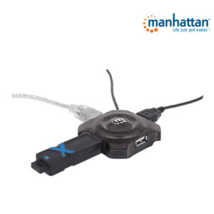 Mini Hub USB 4 Puertos 162272 Manhattan 7