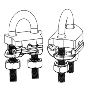 PARRES ABE ABRAZADERA PARA UNION EQUIPOTENCIAL / Abrazadera de bronce para conectar las admitancias (masas metálicas) al sistema de puesta a tierra, tuberías hasta 3/4 y cables de 2/0 a 4/0 AWG. 3 PAR3230019 PARRES ABRAZADERA PARA UNION EQUIPOTENCIA 3L