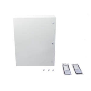 Gabinete de Acero IP66 Uso en Intemperie (800 x 1000 x 300 mm) con Placa Trasera Interior Metálica y Compuerta Inferior Atornillable (Incluye Chapas y Llaves T). 6 PST8010030A AD 9 p