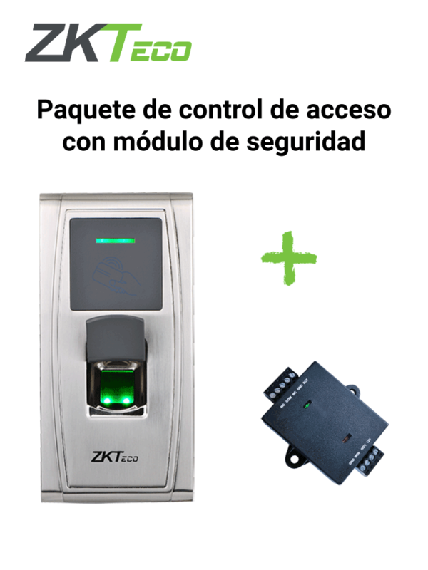 Paquete Control Acceso Asistencia MA300 Modulo seguridad una puerta SRB MA300SRB ZKTeco TVC Principal