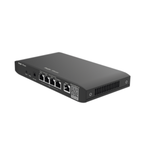 Router administrable cloud con POE+ 54w, 3 puertos LAN gigabit, 1 Puerto WAN gigabit y 1 puerto LAN/WAN gigabit configurable, hasta 100 clientes con desempeño de 600 Mbps asimétricos 1 RGEG105GPV2 p