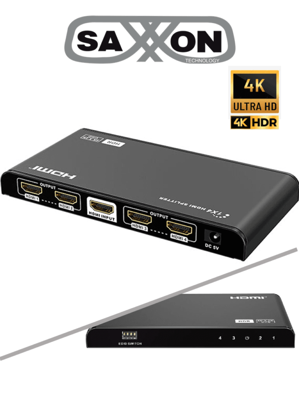 Saxxon HDMI LKV314HDR V2.0 Extensor Video Principal1