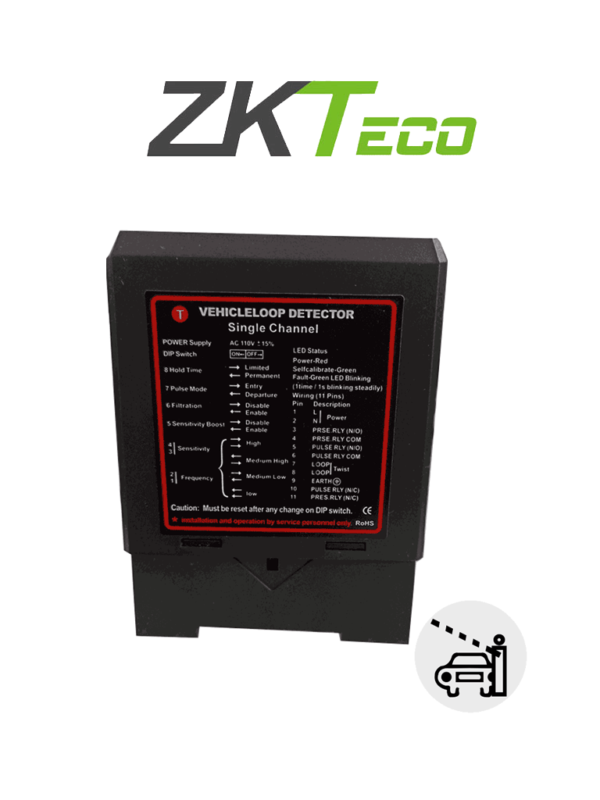 Sensor de Masa Un Carril 12VDC 24VDC ZF24 ZKTECO