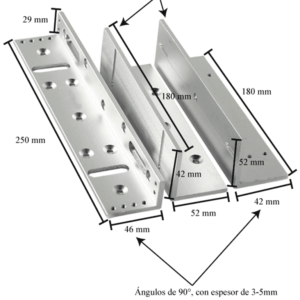 Soporte de fijaciC3B3n en ZL para contrachapa magnC3A9tica LMB200ZL ZKTeco TVC P1