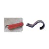 Kit de 8 grapas, 8 taquetes y 8 tornillos para sujetar conductores redondos o tubo en muro (para tubo de 1/2) (2104-07240) 7 TK1420