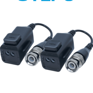 UTEPO UTP101PHD6 - Par de Transceptores Pasivos 4k (Video Baluns)/ Boton Push Superior para Facil Instalación/ Diseño de Empalmes Ordenados/ 4k Hasta 150 Metros en CVI/ 4 Megapíxeles a 200 Metros/ 1080p Hasta 250 Metros/ Soporta HDCVI/HDTVI/AHD y CVBS/