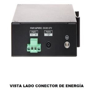 DAHUA LR2110-8ET-120 Switch ePoE 8 Puertos Hasta 800 Mts con Cámaras ePoE/ 120 Watts/ Switching 8.8G/ IEEE802.3af/ IEEE802.3at/ Hi-PoE 3 conector corriente