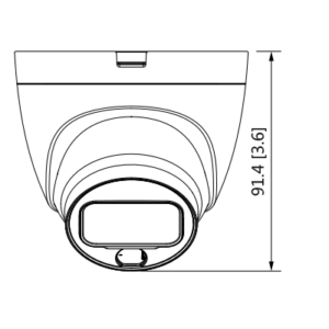DAHUA HAC-HDW1209TLQP-LED - Camara Domo Full Color de 2 Megapixeles/ 1080p/ Lente de 2.8mm/ 106 Grados de Apertura/ Leds para 20 Metros/ Starlight/ IP67/ #PromoFullColor 6 dim 21