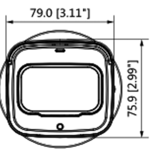 DAHUA IPC-HFW5442TN-SE-0280B - Cámara IP Bullet Resolución de 4 MP/ Lente 2.8 mm/ ∢ 113°/ IR 50 mts/ IA WizMind/ Detección Facial/ Protección Perimetral/ Conteo de Personas/ Starlight/ PoE/ WDR 140dB/ H.265/ IP67/ IK10/ 3 gal2 15
