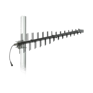 Antena LPDA de Alta Ganancia/ ESPECIAL PARA AMPLIFICADORES DE UNA A CINCO BANDAS DE FRECUENCIA/ 698-2700 MHz/ 12.15 dBi de Ganancia.