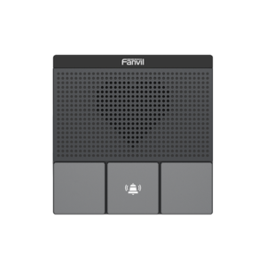 Mini Intercomunicador Wi-Fi para hoteleria y hospitales, con diseño elegante, PoE, 3 botones, 1 relevador integrado de salida y entrada.