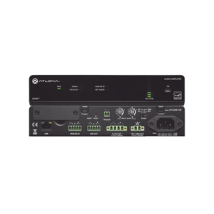 Amplificador de potencia estéreo / mono - 120 Watts / Eficiente clase D / Opcional AES67 (Interfaz de audio en red Dante)