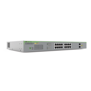 Switch PoE+ Gigabit WebSmart de 16 puertos 10/100/1000 Mbps (2 x Combo) + 2 puertos gigabit SFP (Combo), 185 W 1 ATGS950 18PSV210 p