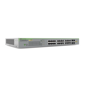 Switch PoE+ Gigabit WebSmart de 24 puertos 10/100/1000 Mbps + 4 puertos SFP Gigabit, 185 W, Version 2