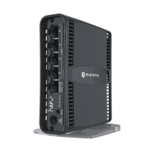 (hAP ax2) Router inalámbrico Wi-Fi 6 160mW de Potencia, 5 puertos gigabit, Port 1 PoE in/out