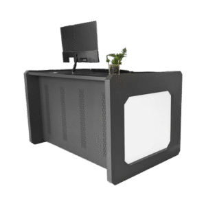 Estacion Mobiliaria Profesional de Monitoreo y Control / Videovigilancia / Acceso / Alarmas / Etc... / Metálica / Color Gris Oxford 2 DESK01 B AD 1 p