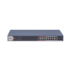 Switch PoE+ / Monitoreable / 16 puertos 10/100 Mbps PoE+ / 2 Puertos 1000 Mbps Uplink / 2 Puertos SFP de Uplink / Configuración Nube Hik-Partner Pro / Modo Extendido hasta 300 metros / 230 W 1 DS3E1318PEIB p