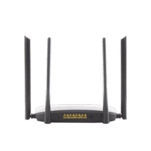 Router Inalámbrico WISP Gigabit / Hasta 1200 Mbps / Doble Banda AC (2.4 GHz y 5 GHz) / 3 Puertos LAN 10/100/1000 Mbps + 1 Puerto WAN 10/100/1000 Mbps / 4 Antenas Externas Omnidireccional de 5 dBi / Interior 5 DS3WR12GC AD 1 p
