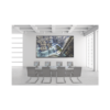 Kit Videowall 3X3 / Incluye 9 Pantallas de 55" / Decoder / Bases de Pared / Accesorios de Instalación 8 DSVW3X3UL55 WM p