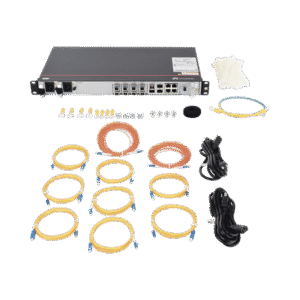 OLT GPON OptiXAccess 8 Puertos Huawei con Modulos C+, 4 Puertos Uplink (10GE/GE), Hasta 512 ONTs, 2 Fuentes de Alimentación AC, 1 UR 5 EA5801EGP08 AD 4 p
