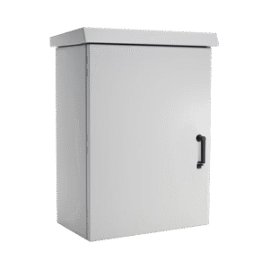 Gabinete Para Exterior OSP ComLine, Protección NEMA 4/12/4X/3/3R; IP66, 600 mm de Ancho, 500 mm de Profundidad, 18 UR, De Aluminio, Color Gris Claro