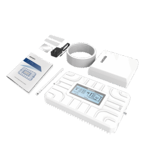 Amplificador de Señal Celular 5G / Mejora las llamadas convencionales y VoLTE / Soporta los datos de las tecnologías 2G, 3G, 4G y 5G de TELCEL, AT&T, MOVISTAR y OMV de Altán / Cubre hasta 200 m2.