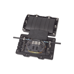 Caja de Distribución de Fibra Óptica Horizontal, hasta 48 empalmes, Exterior IP68 1 FITOSC320H8 p