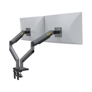 Montaje de Escritorio articulado para 2 monitores de 22"-32" / Soporta hasta 15 kg x brazo / Vesa 75 x 75 / 100 x 100 / Acero / Giro: 360° 4 G35NB AD 3 p