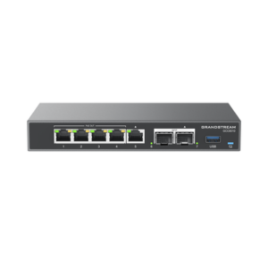 4 en 1: Firewall Nueva Generación, Router, PBX IP, Switch Gigabit de 5 Puertos (4 PoE) y 2 Puertos SFP 2.5 Gigabit 6 GCC6010 AD 2 p