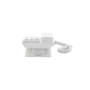 Teléfono IP Hotelero Wi-Fi, 2 líneas SIP con 2 cuentas, codec Opus, IPV4/IPV6, color blanco, con gestión en la nube GDMS 5 GHP620W AD 3 p