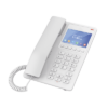Teléfono IP Hotelero con pantalla LCD a color, 2 líneas SIP con 2 cuentas, codec Opus, IPV4/IPV6, color blanco, con gestión en la nube GDMS 8 GHP630 p