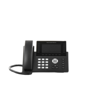 Teléfono IP Wi-Fi, Grado Operador, 14 líneas SIP con 6 cuentas, pantalla LCD 5", puertos Gigabit, Bluetooth, PoE, codec Opus, IPV4/IPV6 con gestión en la nube GDMS 7 GRP2650 AD 5 p