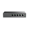 Switch PoE+ Gigabit No Administrable / 5 puertos 10/100/1000 Mbps / 4 puertos PoE+ / hasta 60W 10 GWN7700P p