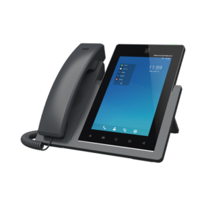 Teléfono IP Android 11, 16 líneas SIP con 16 cuentas, pantalla táctil 7", puertos Gigabit, Wi-Fi, Bluetooth, PoE, codec Opus, IPV4/IPV6 con gestión en la nube GDMS 3 GXV3470 AD 2 p