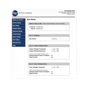 PDU Administrable IP, 12 Salidas para Brakers (No incluidos), Control de Energía Remoto, Doble Bus Inteligente de Distribución CD, Aplicaciones 12,24 y 48 Vcc. 3 ICT200DB12IRC AD 2 p