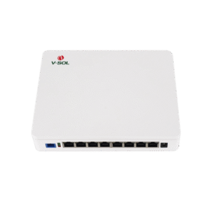 ONU Dual EPON/GPON / 8 Puertos PoE 802.3at Gigabit / Wi-Fi Doble banda 2.4 y 5 GHz /  1 Puerto SC/UPC