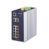 Switch Industrial Administrable Capa 2, 8 puertos PoE Gigabit 802.3af/at, 2 Puertos SFP de 1 / 2.5 Gigabit, Entrada de Voltaje Secundaria para Fuente Redundante 10 IGS10020HPT p