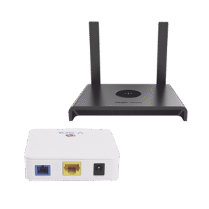 Kit 1 ONU Bridge V-Sol, Dual GPON/EPON con Router Home Wi-Fi Ideal para distribuciones WISP de mayor cobertura Wi-Fi en Hogares y Oficinas