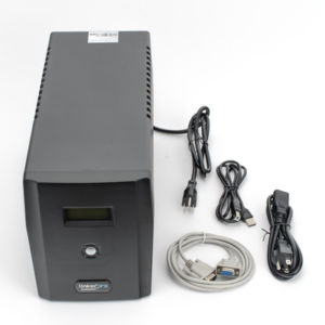 UPS 1500VA/900 W Pantalla LCD / Línea Interactiva 120Vca / 6 tomas 5-15R (4 Respaldadas) / Regulación de Voltaje / Protección RJ45 4 LP1500LCD AD 3 p