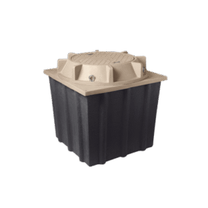 Registro Manhole con tapa de concreto polimérico 4 ft x 4 ft x 4 ft, Resistencia 20 Toneladas, Uso Vehicular Pesado