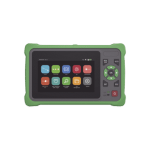 OTDR Touch para Pruebas en los Enlaces de Fibra Óptica / Longitudes de onda  1310nm y 1550nm / Función VFL 10mW / Función OPM / Función de Mapeo de cables de Red RJ45 / Recargable / Distancia de prueba de hasta 260km