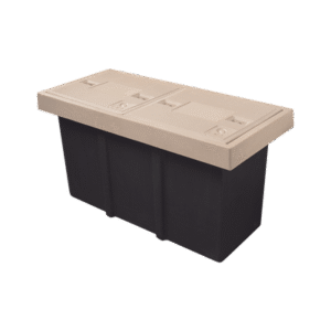 Registro de Telecomunicaciones L2T Ligero, 2 Tapas, Resistencia 2.5 Toneladas, Uso Peatonal