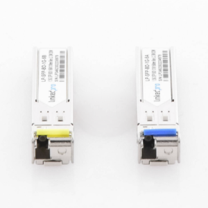 Transceptores Ópticos Bidireccionales SFP (Mini-Gbic) / Monomodo 1310 & 1550 nm / 1.25 Gbps / 1000BASE-BX / Conector LC/UPC Simplex / DDM / Hasta 5 km / 2 Piezas 4 LPSFPBD1G5 AD 3 p