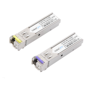 Transceptores Ópticos Bidireccionales SFP (Mini-Gbic) / Monomodo 1490 & 1550 nm / 1.25 Gbps / 1000BASE-BX / Conector LC/UPC Simplex / DDM / Hasta 60 km / 2 Piezas 1 LPSFPBD1G60 p