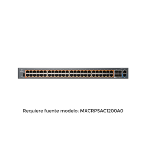 Switch PoE inteligente / cnMatrix EX2052R-P / PoE+ / 48 puertos x 1 Gps / 4 SFP+, fuente de alimentación extraíble 1 MXEX2052GXPA10 p